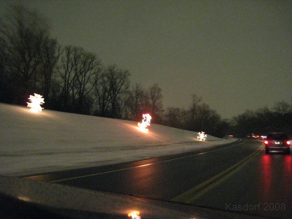 Christmas Lights Hines Drive 2008 031.jpg - The 2008 Wayne County Hines Drive Christmas Light Display. 4.5 miles of Christmas Light Displays and lots of animation!